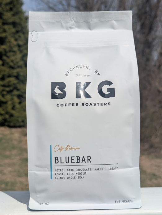 BKG BLUEBAR Premium Whole Bean Coffee 12oz (Full Medium Roast)
