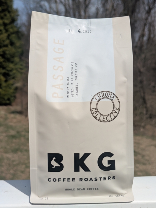 BKG PASSAGE Premium Whole Bean Coffee 12oz (Medium Roast)