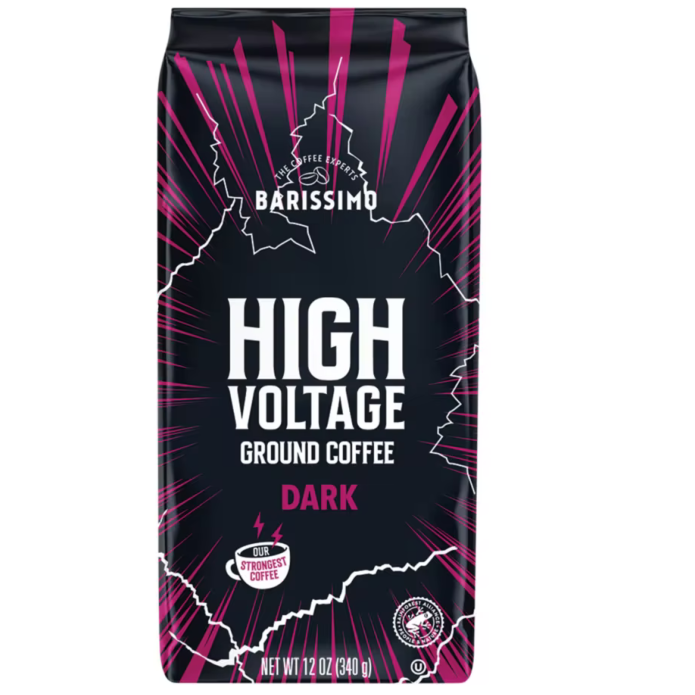 High Voltage Ground Coffee 12oz Bags (Dark Roast)