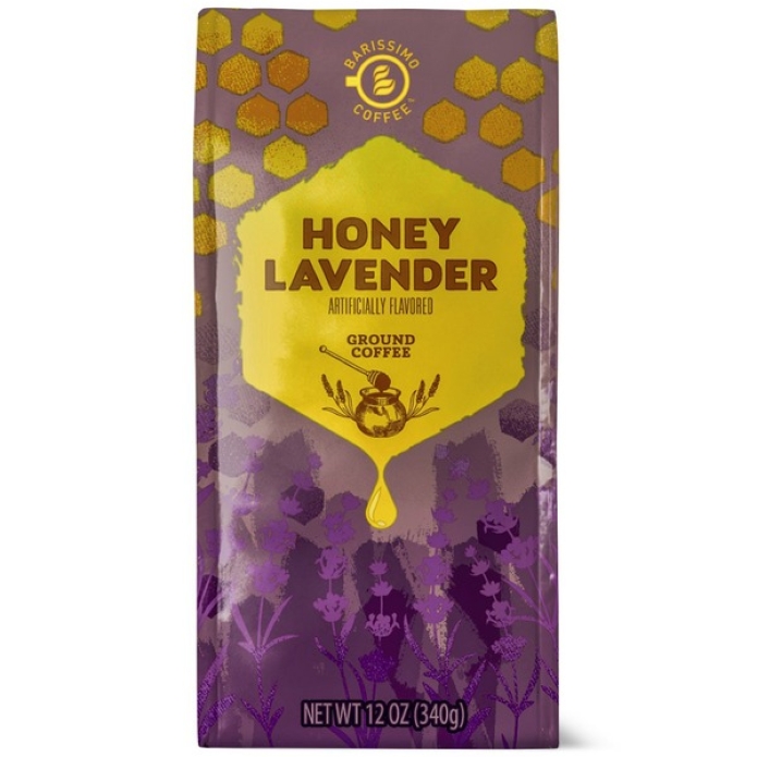 Honey Lavender Flavored Ground Coffee 12oz (Light Roast)
