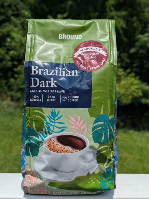 Marcella Brazilian Dark 100% Robusta Gourmet Ground Coffee 12oz