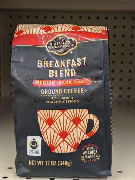 Breakfast Blend Ground Coffee 12oz (Medium-Dark Roast)