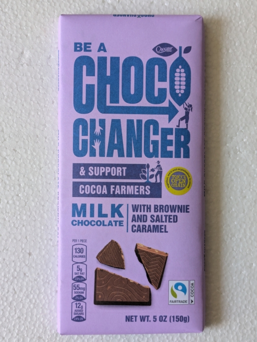 Choceur Choco Changer with Brownie and Salted Caramel 5oz (Milk Chocolate)