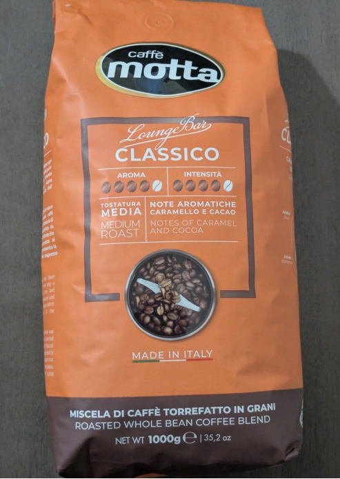 Caffe Motta Lounge Bar Classico Whole Bean Coffee 2.2Lbs (Medium Roast) Caffe Motta Lounge Bar Classico Whole Bean Coffee 2.2Lbs (Medium Roast)