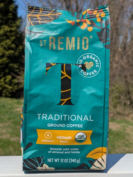 ST Remio Traditional Organic Ground Coffee 12oz (Medium Roast)