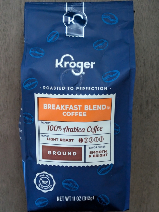 Breakfast Blend Ground Coffee 11oz (Light Roast)