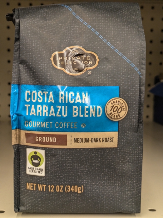 Costa Rican Tarrazu  Ground Coffee 12oz (Medium-Dark Roast)