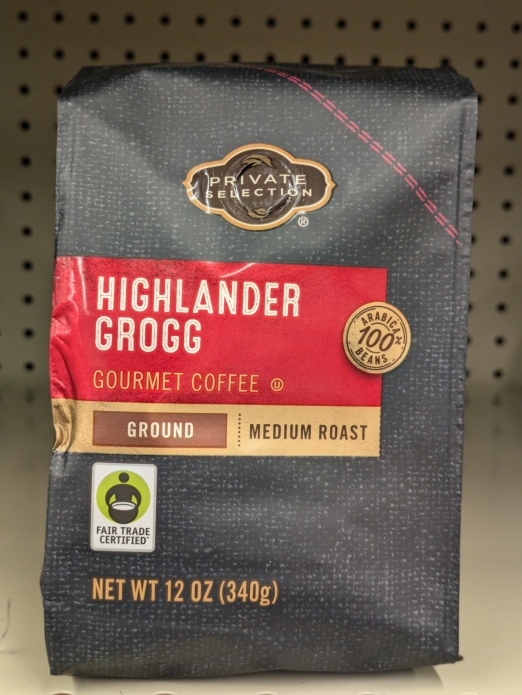 Highlander Grogg Flavored Ground Coffee 12oz (Medium Roast)