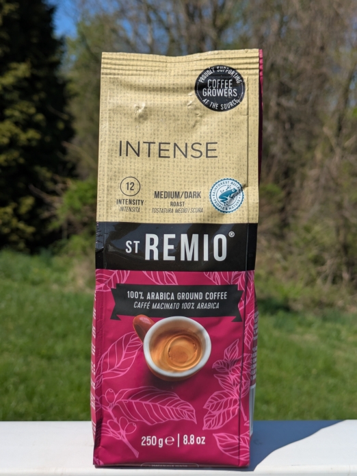 ST REMIO Intense Ground Coffee 8.8oz (Medium/Dark Roast)