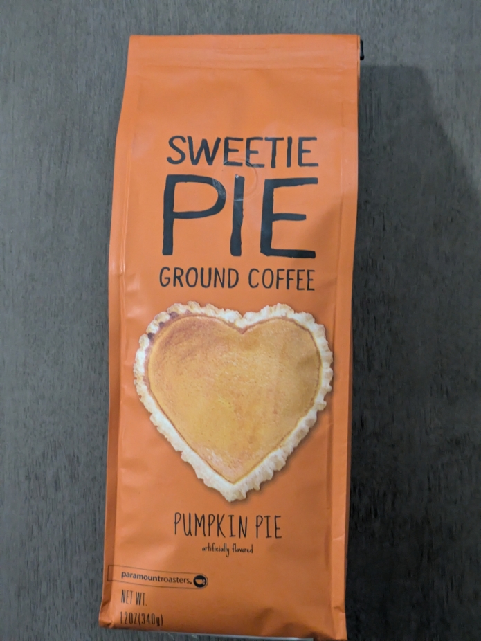 Sweetie Pie Pumpkin pie flavor grounnd Cofffee 12oz Sweetie Pie Pumpkin pie flavor grounnd Cofffee 12oz