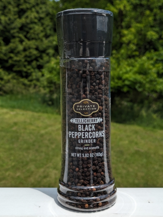 Tellicherry Black Peppercorns Grinder Private Selection  5.82oz